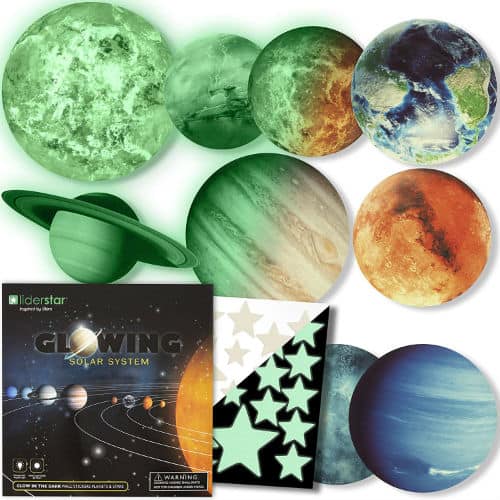 LIDERSTAR Glow in The Dark Stars and Planets