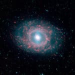 two characteristics of a spiral galaxy