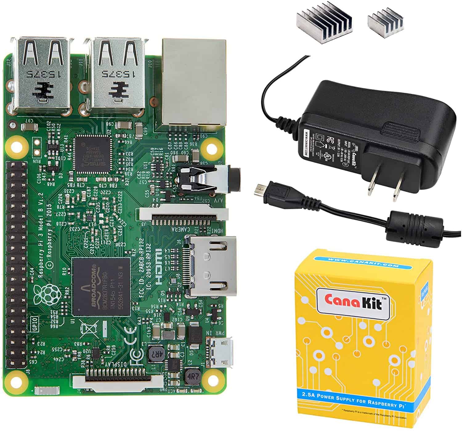 CanaKit Raspberry Pi 3 with 2.5A Micro USB Power Supply