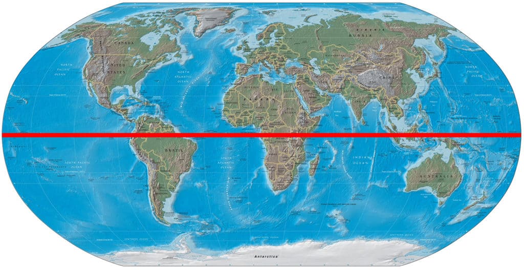 earth round trip distance