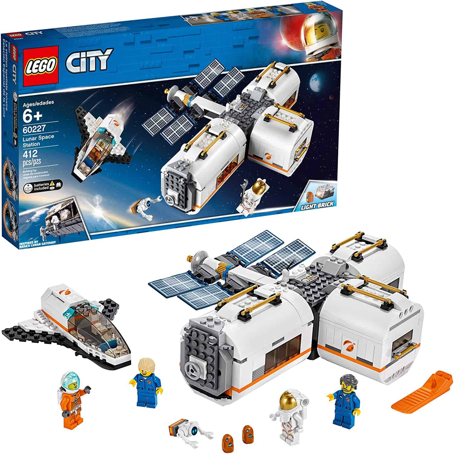 LEGO City Space Lunar Space Station 60227 Space Station Building Set