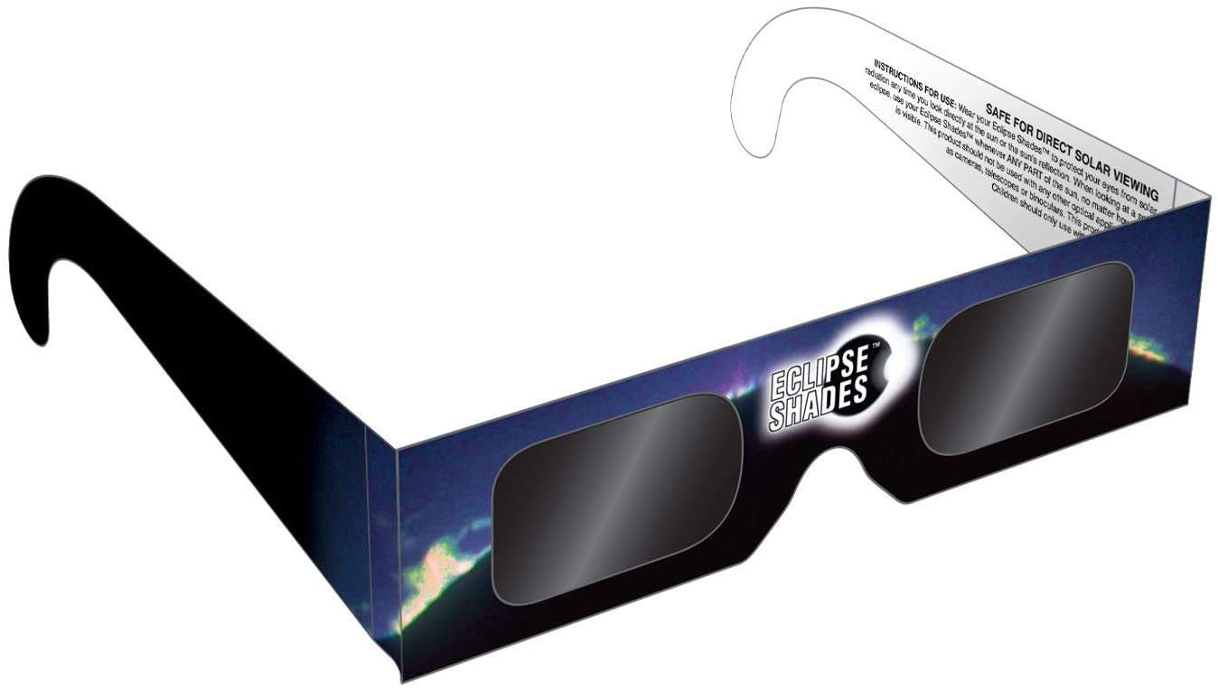Plastic Eclipse Glasses – by Rainbow Symphony