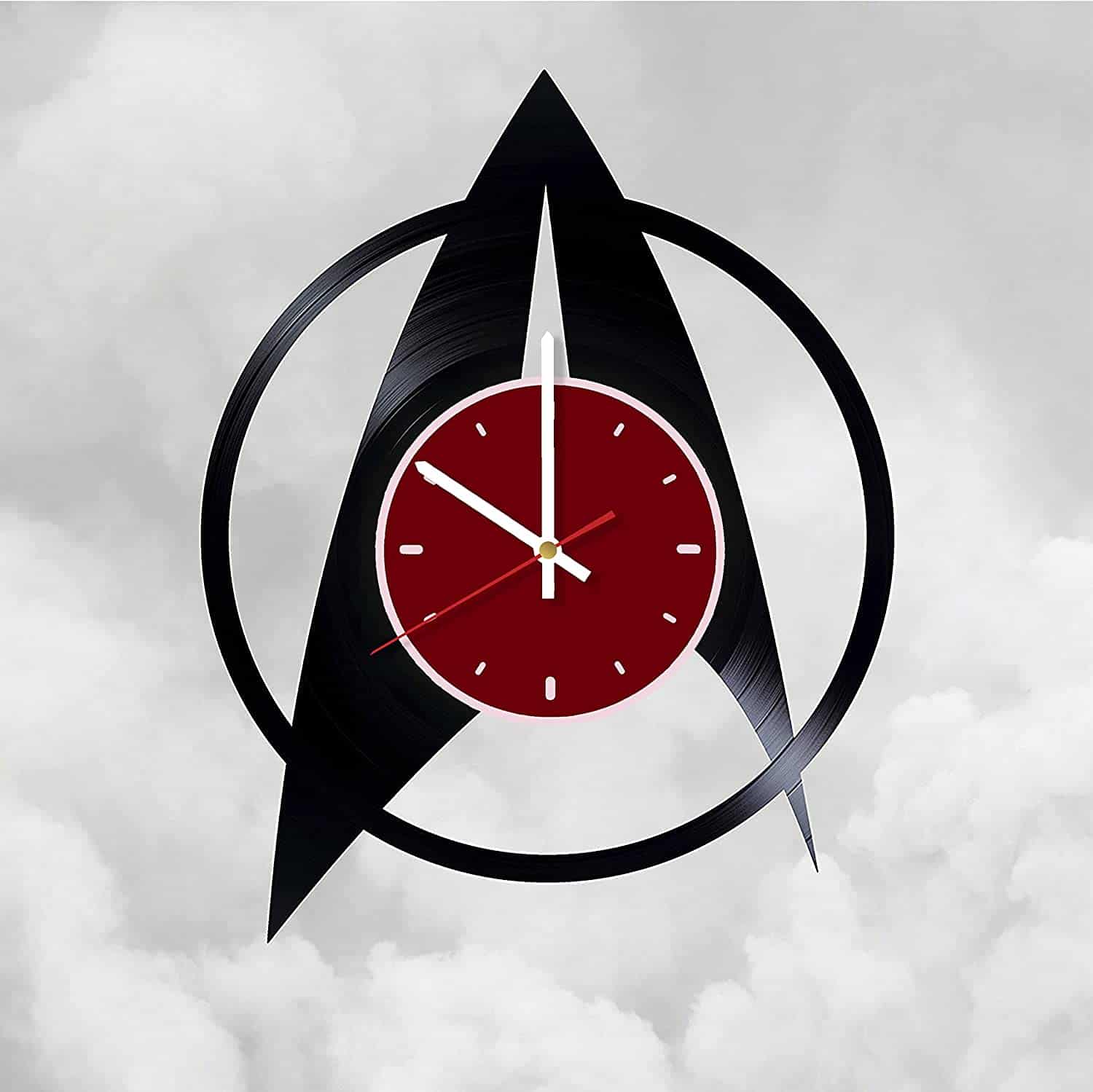 Star Trek Logo Vinyl Wall Clock