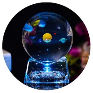 3D Crystal Ball with Solar System