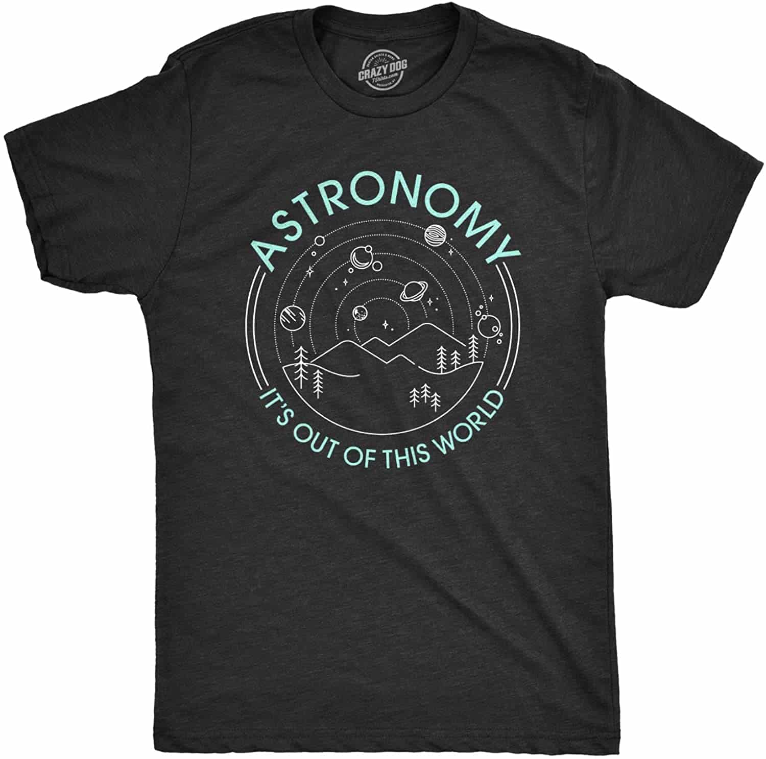 Crazy Dog Astronomy T-Shirts
